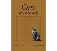 Cat Word Search Puzzle Book: Word Searches with Easy to Read Print about Cats, Kittens, Pets, House Pets and More | 6x9 inches, 110 pages | 50+ puzzles ... Gift for Vacations, holidays and free times