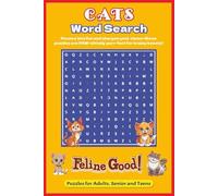 Cat Word Search Puzzle Book: Word Searches with Easy to Read Print Cats, Cats Word Search, Kitten and More | 6x9 inches, 110 pages | 50+ Puzzles... Gift for Vacations, Holidays and Free Times!