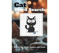 Cat Word Search Puzzle: Word Search with Easy to Read Print About Cats, Cat Naps, Snuggles and More | 6x9 inches, 110 pages | 50+ Puzzles… Gift for Vacations, Holidays, and Free Time.
