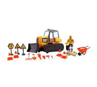 Cat® Workforce | Set da costruzione Bulldozer - Set di giochi con 23 pezzi, 10 cm Figura articolata, Strumenti, Stampi e Composto non asciugatura - Veicolo per bambini 3+ - Giocattoli.