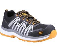 Cat Workwear Charge S3 - Scarpe da Lavoro Resistenti all'Acqua Nero-Arancione