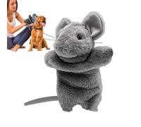 Cat Wrestling Toy Puppet - Peluche a mano per gatti | interattivo a forma di topi a forma di lottatore per gatti interni, di gioco per animali domestici, giocattolo al collo, divertente e