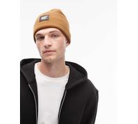 CAT - WWR - Berretto marrone con etichetta sul risvolto One Size