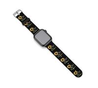 Cat You are My Sunshine - Cinturino di ricambio in silicone compatibile con Apple Watch, 38mm/40mm, Acciaio inossidabile, Ametista