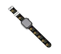 Cat You are My Sunshine - Cinturino di ricambio in silicone compatibile con Apple Watch, 42mm/44mm, Acciaio inossidabile, Ametista