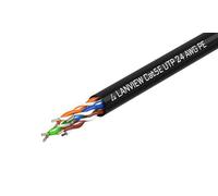 Cat5e U-UTP Network Cable - 4x2xAWG24 Black PE 305m - Warranty: 300M NEW
