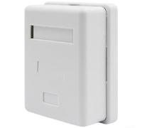 CAT6 e CAT5E per scatola di montaggio superficiale con jack RJ45 per terminazione UTP che supporta lo standard T568B nelle applicazioni della stanza del server dell'ufficio (C)