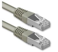 Cat6 Ethernet LAN Cavo di Rete Set 10 100 1000 MBit s Patchkabel Cat S-FTP Doppia schermato PIMF Compatibile con Cat5 Cat6 A Cat7 Cat8 per Switch Router Modem patchpannel Grigio - 1 Stück 15m