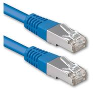 Cat6 Ethernet LAN cavo di rete set 10 100 1000 MBit s Patchkabel Cat S-FTP doppia schermato PIMF Compatibile con Cat5 Cat6 A Cat7 Cat8 per switch Router modem patchpannel blu - 1 Stück 10m