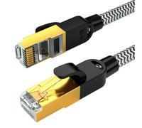 Cat6 Ethernet Patch Cable - Low Attenuation LAN Network Cable | Gigabit RJ45 Internet Cord With Anti-Interference | Vertical Cables For Home Office Router PC, High-Speed Data Transfer Patch Co
