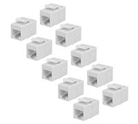 CAT6 Keystone Coupler, Teninyu (10 pezzi) RJ45 femmina a femmina accoppiatore inserto, UTP, CAT6 Keystone Inline accoppiatore