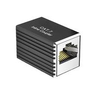 Cat7 schermato RJ45 accoppiatore 10Gbps Ethernet ad alta velocità Extender Ethernet accoppiatore connettori per connessione di rete stabile