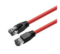 CAT8.1 S/FTP 10m Red LSZH