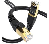 Cat8, cavo Ethernet schermato (2000 MHz), impermeabile, adatto per interni ed esterni, resistente ai raggi UV, può essere interrato