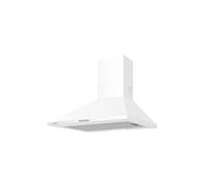Cata | Cappa aspirante | Modello OMEGA II 600 WH | Campana decorativa da parete | 3 livelli di estrazione | Larghezza 60 cm | Finitura bianca | Classe di efficienza energetica C