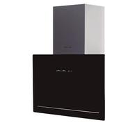Cata Cappa decorativa Goya 70 BK/A Pannello di controllo touch 6 velocità 5+1 Turbo Livello sonoro 40 db Motore senza spazzole extra silenziosa Filtro antiappannamento-XL Larghezza 70 cm Colore nero
