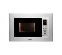 CATA MC 20 D ENC Microonde da incasso Inox Interno in Acciaio Inossidabile 8 Menu a Accesso Automatico 5 Livelli di Potenza Grill da 1000 W Con Timer Capacità 20L Larghezza 60 cm