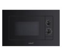 CATA MC 20 M BK - Microonde integrabile, 20 litri, 700 W | Grill al quarzo da 800 W, 5 livelli di potenza, 1 livello di grill, 3 funzioni combinate