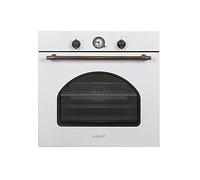 CATA MRA7108WH - Forno Elettrico da Incasso Rustico Bianco - Classe Energetica A - 7 Funzioni e Programmatore di Cottura Meccanico - Forno a Convezione con 5 Livelli di Altezza e 60 L di capacità