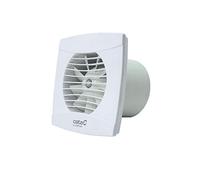 CATA /UC-10 Ventilatore da bagno ad alte prestazioni Turbina 26 dB 8 W 110 m3/h Cuscinetto a sfere Valvola di ritegno Finiture: Bianco
