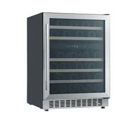 Cata Vinoteca VI 59082 BK No Frost Capacità 46 Bottiglie Controllo Elettronico della Temperatura Pannello Touch Controllo Digitale Luce Interno LED Porta Reversibile Ventilazione Interna, Larghezza