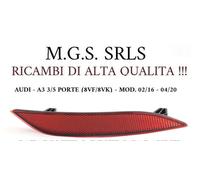CATADIOTTRO PARAURTI POSTERIORE DESTRO AUDI-A3 (8VF/8VK) (02/16-04/20)