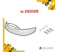 Catadiottro per bauletto moto SHAD bianco/rosso per SH37 Cod. D1B371CAPR