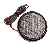 Catadiottro rotondo 58mm con LED bianco