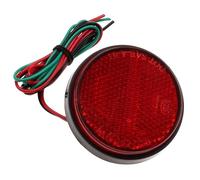 Catadiottro rotondo 58mm con LED rosso