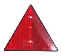 Catadiottro triangolare rosso per rimorchio a 2 fori - 162 x 142 mm