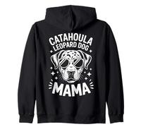 Catahoula Leopard Dog Mama Funny Catahoula Leopard Dog Felpa con Cappuccio