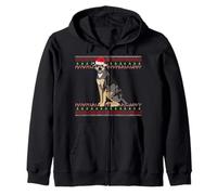 Catahoula Leopard Dog Natale Vacanze Catahoula Felpa con Cappuccio