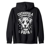 Catahoula Leopard Dog Papa Funny Catahoula Leopard Dog Felpa con Cappuccio