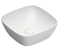 Catalano Green lavabo 40x40 cm quadrata da appoggio bianco opaca 0622400021