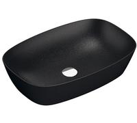 Catalano Green lavabo 60x40 cm ovale da appoggio nero opaca 0622600022