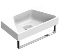 Catalano Verso lavabo 40x23 cm rettangolare a parete-da mobile bianco lucida 0920410001