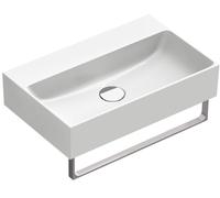 Catalano Verso lavabo 55x35 cm rettangolare a parete-da mobile-da appoggio bianco lucida 0220550001