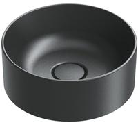 Catalano Zero lavabo 32x32 cm rotonda da appoggio nero opaca 0122320022