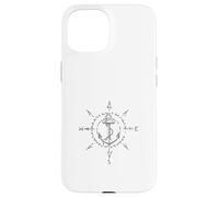 Catalina Island - Ancora nautica con rose dei venti Custodia per iPhone 15