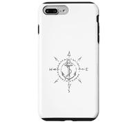 Catalina Island - Ancora nautica con rose dei venti Custodia per iPhone 7 Plus/8 Plus