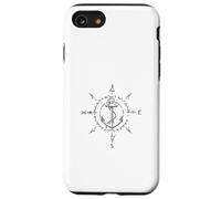 Catalina Island - Ancora nautica con rose dei venti Custodia per iPhone SE (2020) / 7/8