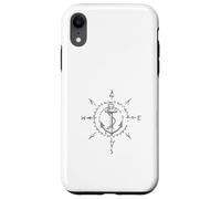 Catalina Island - Ancora nautica con rose dei venti Custodia per iPhone XR