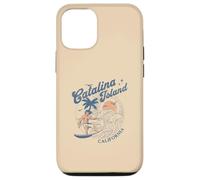 Catalina Island California Surf Retro Vintage Surfer Estate Custodia per iPhone 12/12 Pro