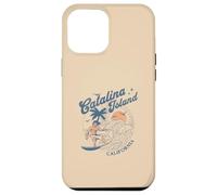 Catalina Island California Surf Retro Vintage Surfer Estate Custodia per iPhone 12 Pro Max