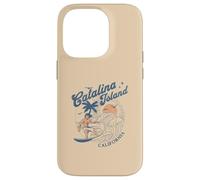 Catalina Island California Surf Retro Vintage Surfer Estate Custodia per iPhone 14 Pro