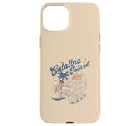 Catalina Island California Surf Retro Vintage Surfer Estate Custodia per iPhone 15 Plus