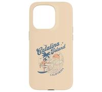 Catalina Island California Surf Retro Vintage Surfer Estate Custodia per iPhone 15 Pro