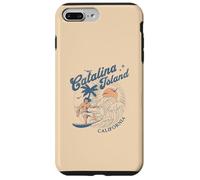 Catalina Island California Surf Retro Vintage Surfer Estate Custodia per iPhone 7 Plus/8 Plus