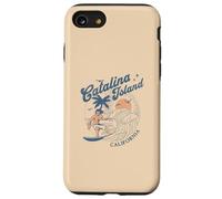Catalina Island California Surf Retro Vintage Surfer Estate Custodia per iPhone SE (2020) / 7/8