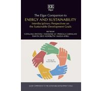 Catalina Spatar The Elgar Companion to Energy and Sustainabil (Copertina rigida)